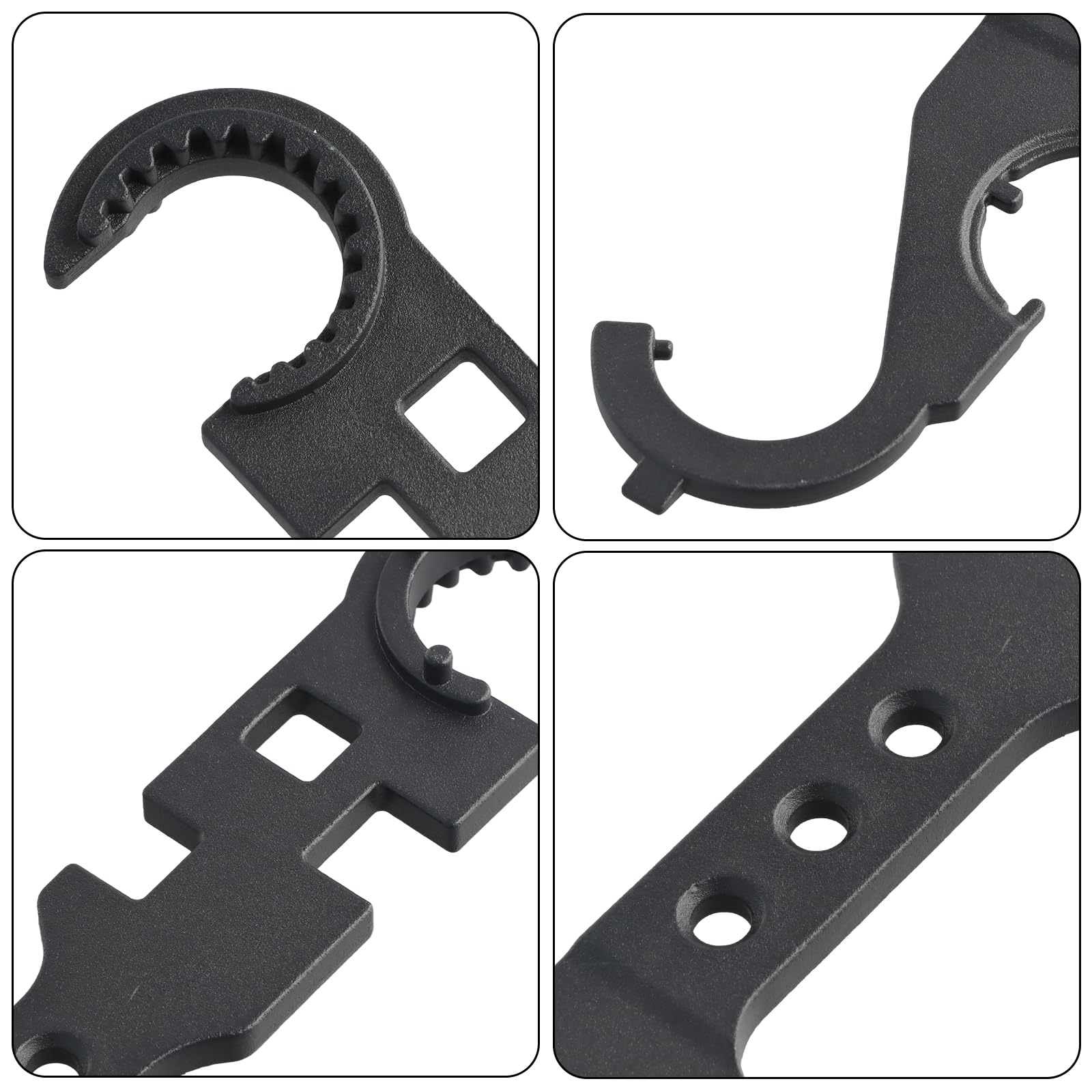Chiave Combinata AR15/M4 in Acciaio Multifunzione, Chiave a Cricchetto Flessibile di Qualità Industriale per M4