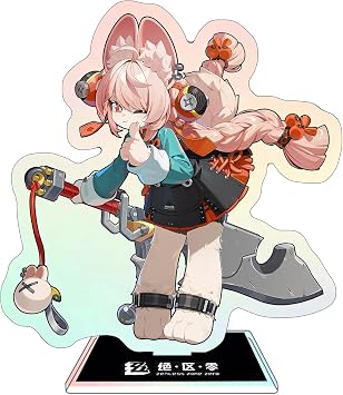 Rainteam Zenless Zone Zero Characters Acrylic Stand Figure,Colorful and Exquisite Character Design for Game Fans' Collection Zhao