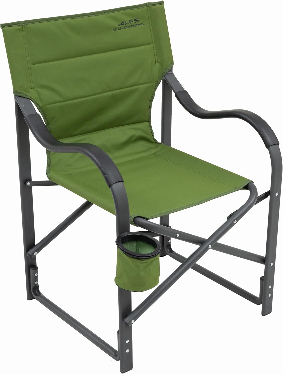 ALPS Mountaineering Camp Chairs for Adults - Comfortable Padded Polyester Fabric Over Sturdy Wide Aluminum/Steel Frame with Tall Back, Folds Flat