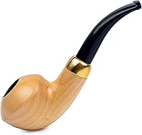 Vista 9 de Dr. Watson - Pipa de tabaco de madera, forma clásica de ukelele, se adapta a filtro de 0.354 in, viene con bolsa, en caja (rusticado)