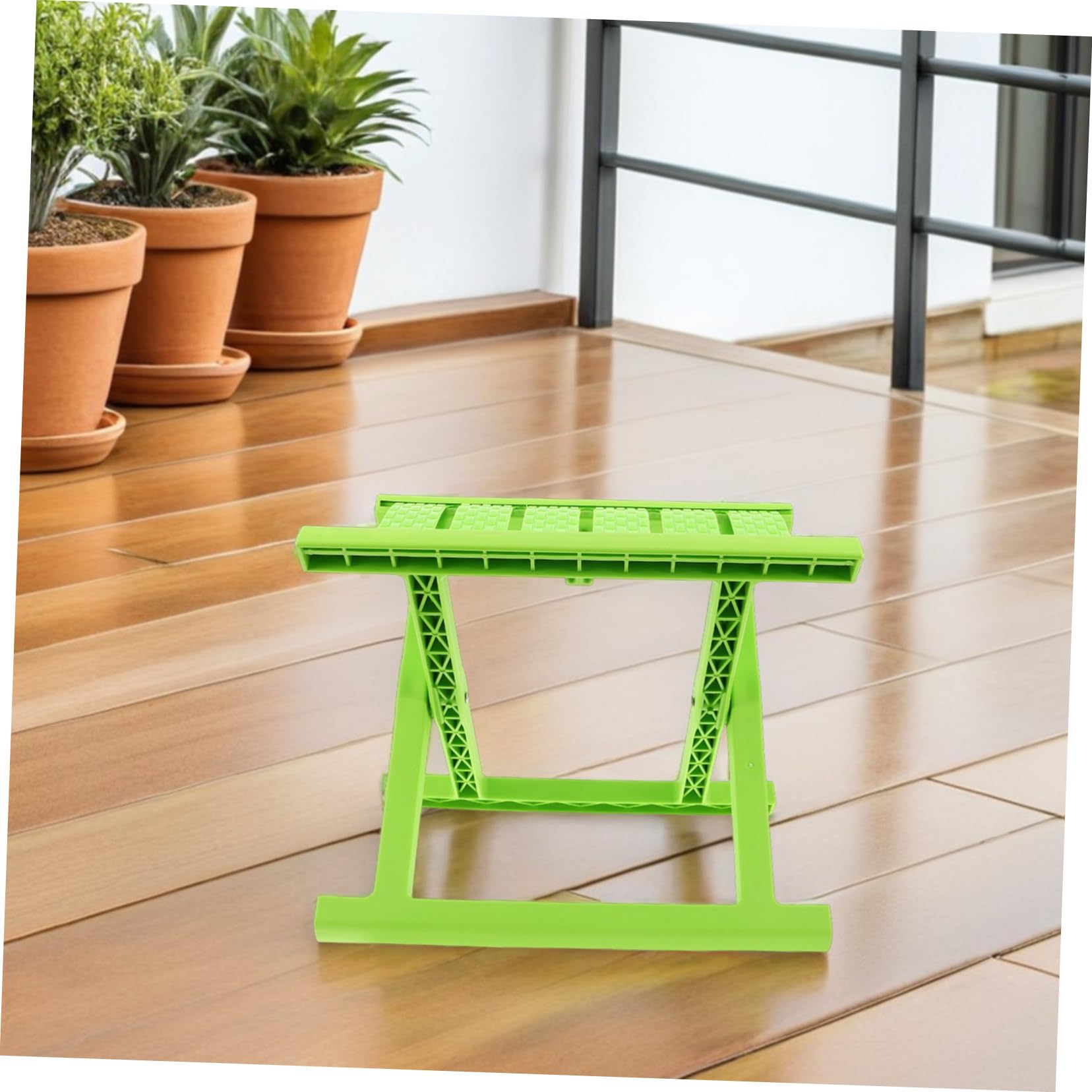 UPKOCH Tabouret Pliant Portable Plein Air Chaise et Ergonomique pour Camping Randonnée et Barbecue Vert