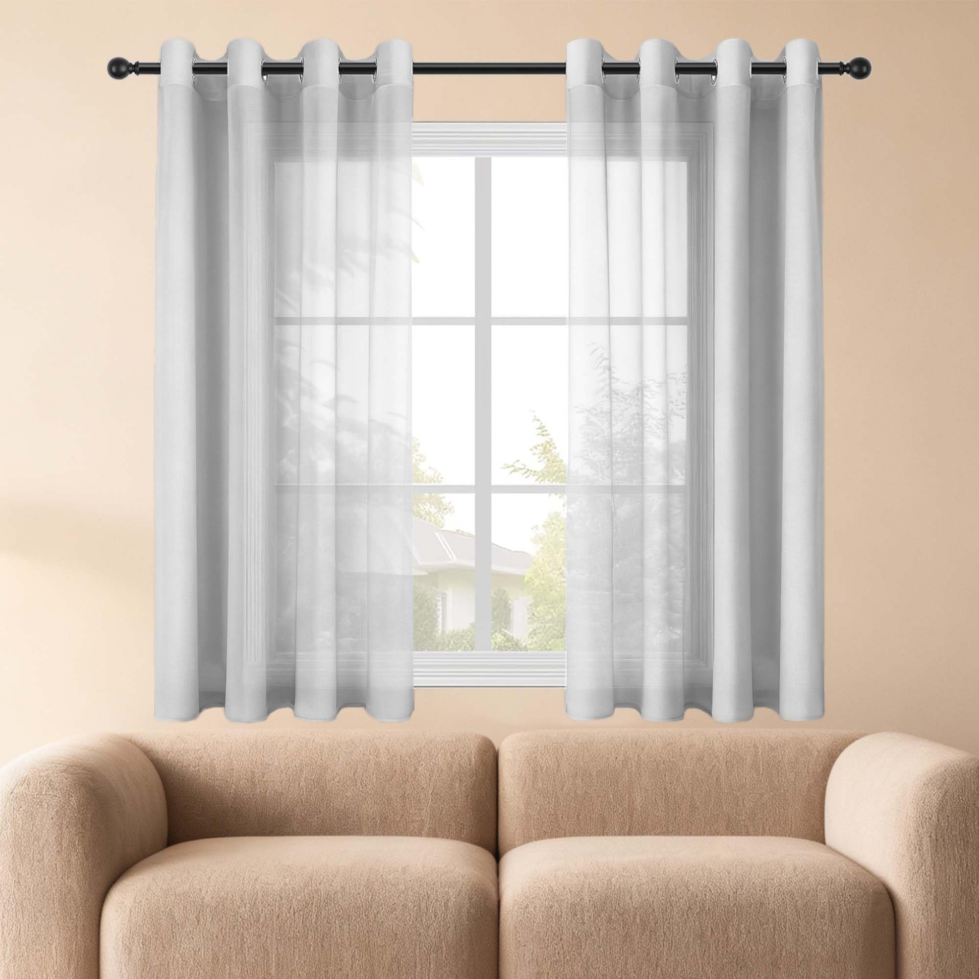 Design moderne rideaux voilages finitions haut de gamme gris