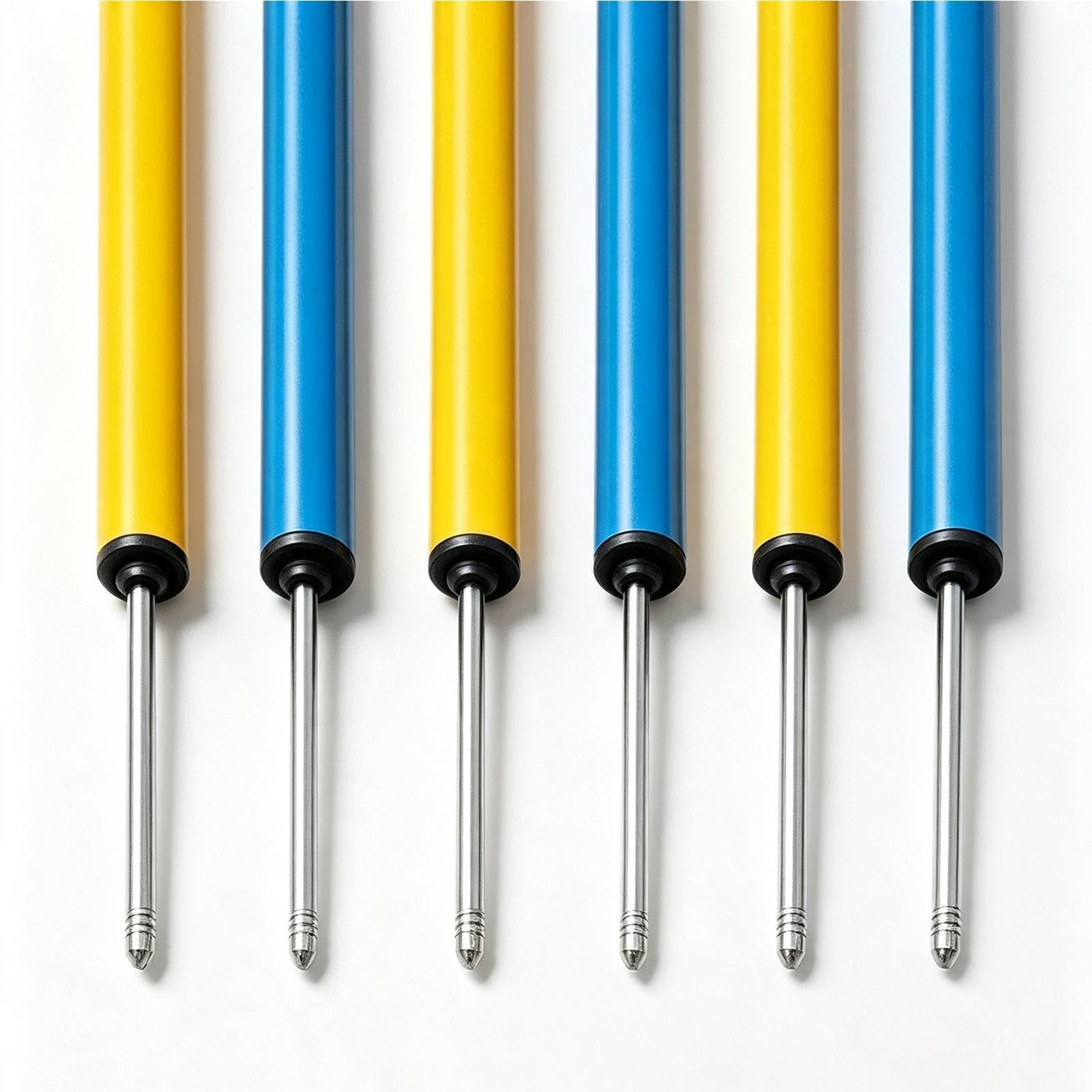 Hunde Agility Ausrüstung 6 Stück Stabile Verstellbare Agility Slalomstangen