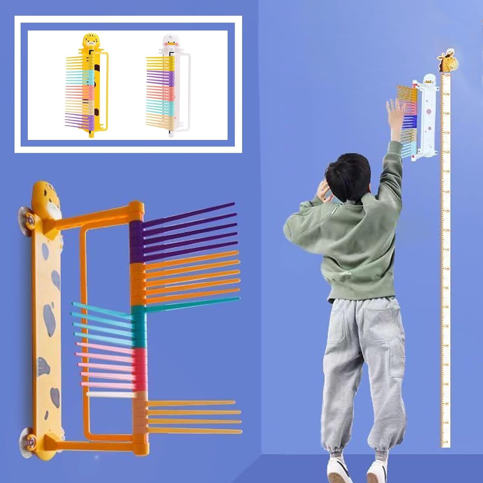Tester Salto Con Voce Tester Salto Verticale Bambini - 14 Livelli Con Voce E Luci Gioco Salto Misura Altezza - 4