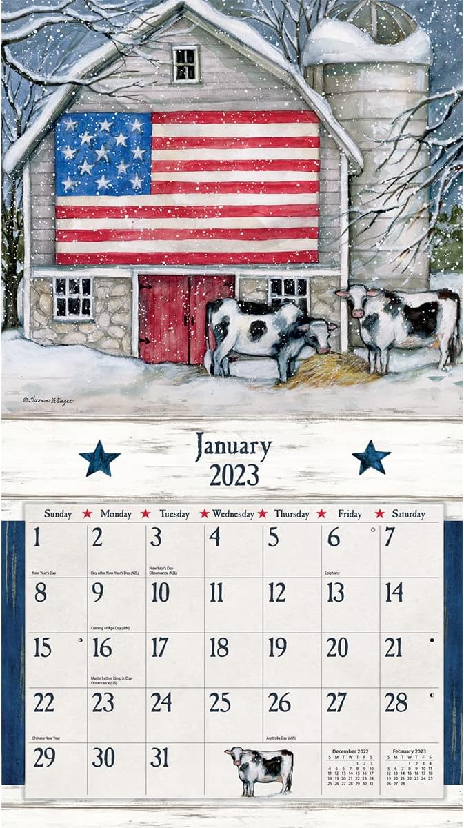 LANG OLD GLORY 2023 WALL CALENDAR