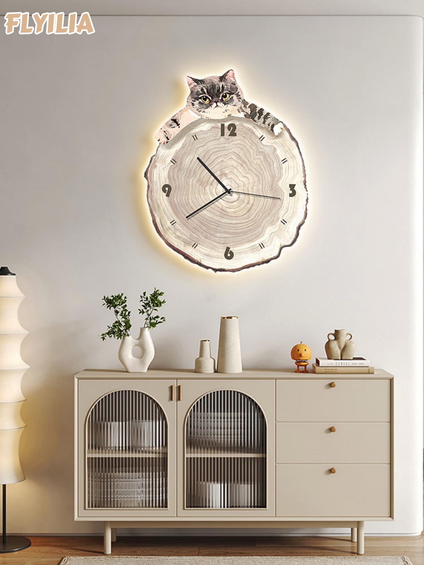 31日まで値下げ⭕️キヨ猫　壁掛け時計 31日まで値下げ⭕️キヨ猫 壁掛け時計 - メルカリ