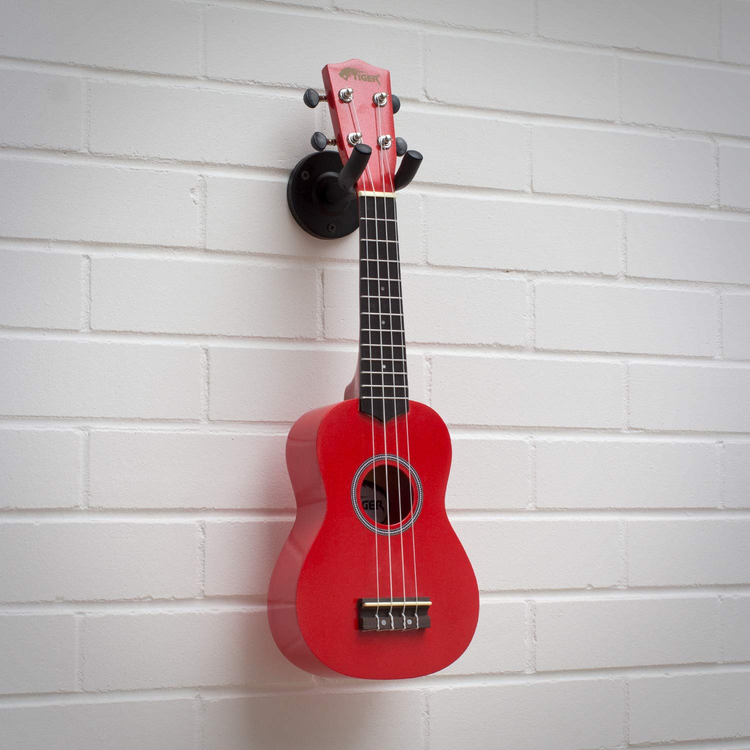 TIGER – Soporte de pared para ukelele (3 unidades)