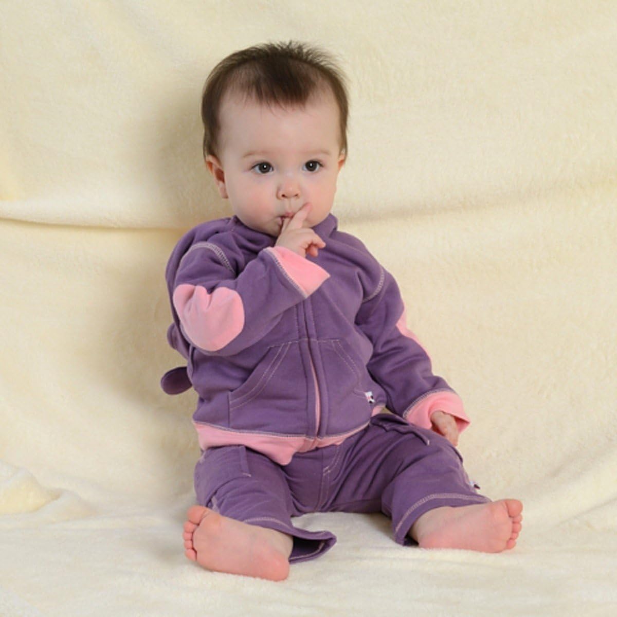 Babysoy Fleece Bunny Ear Zipper Hoodie Jacket