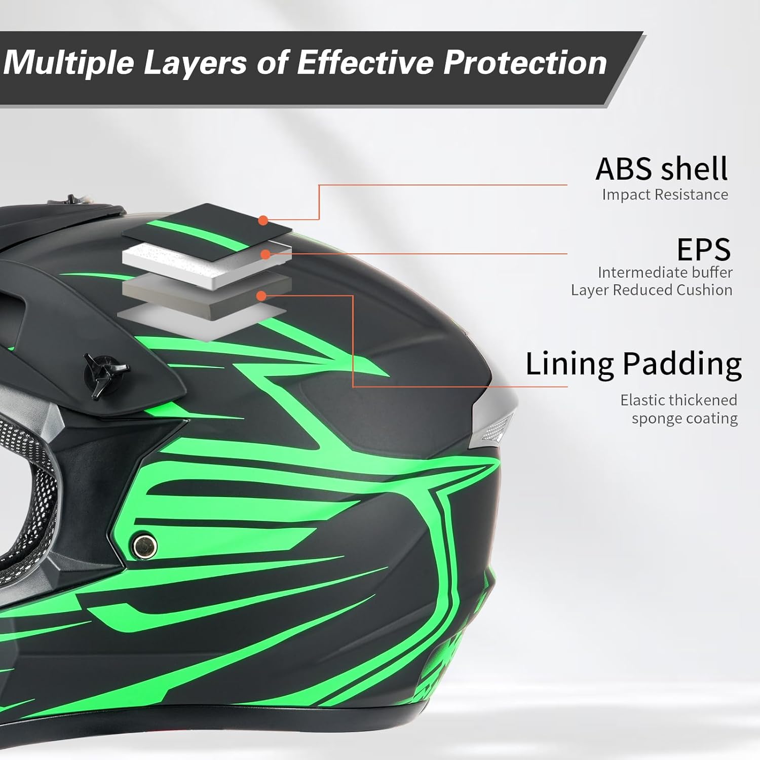 SanQing Youth Kids Motocross Helmet, Full Face Motorcycle Helmet for Dirt Bike ATV Four Wheeler MX Offroad Street Helmet with Gloves,Goggles,Face Shield DOT Approved