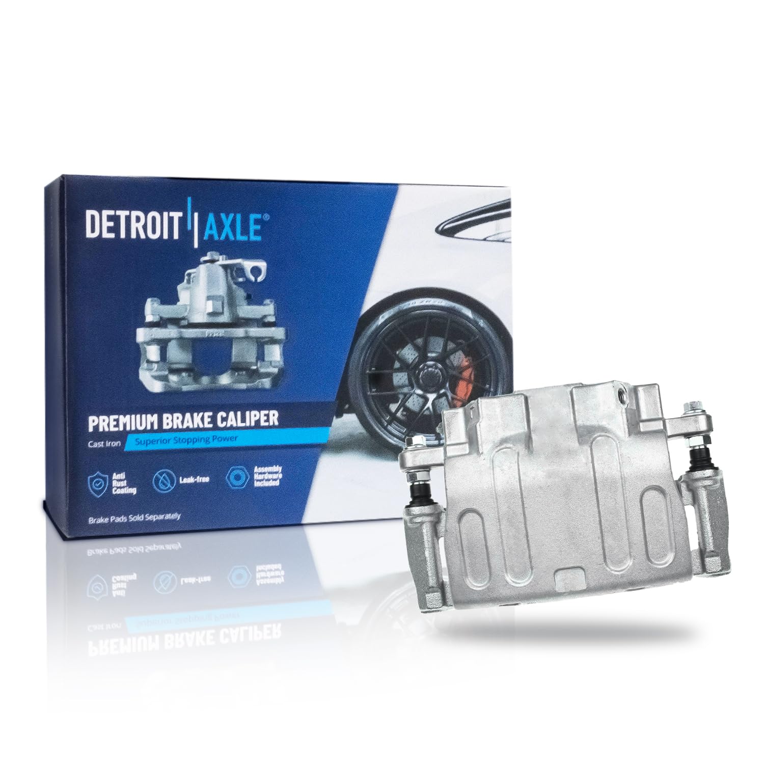 Detroit Axle - Front Right Brake Caliper for 2005-2007 Mercury Montego