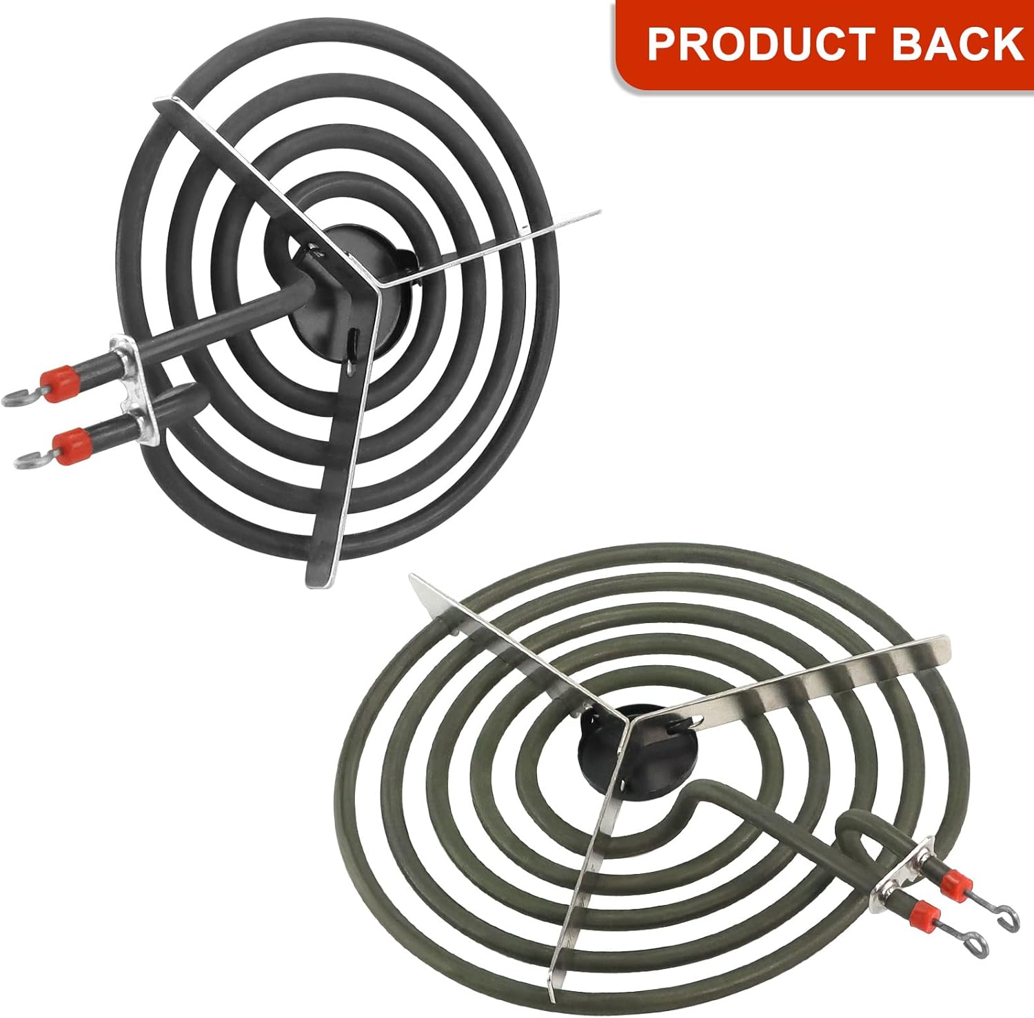 MP15YA 6" Electric Range Burner Element & 8" MP21YA Electric Stove Burner Replacement Fit for Hard-wick & Ken-more & May-tag & Nor-ge & Whirl-pool Electric Range Stove by AMI PARTS