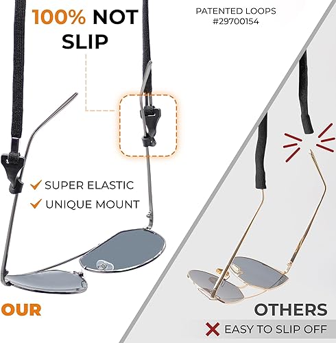 Miniatura 25 de SIGONNA Correa de soporte para lentes de ojos, correas para gafas para hombres y mujeres, soportes para anteojos alrededor del cuello, cadena