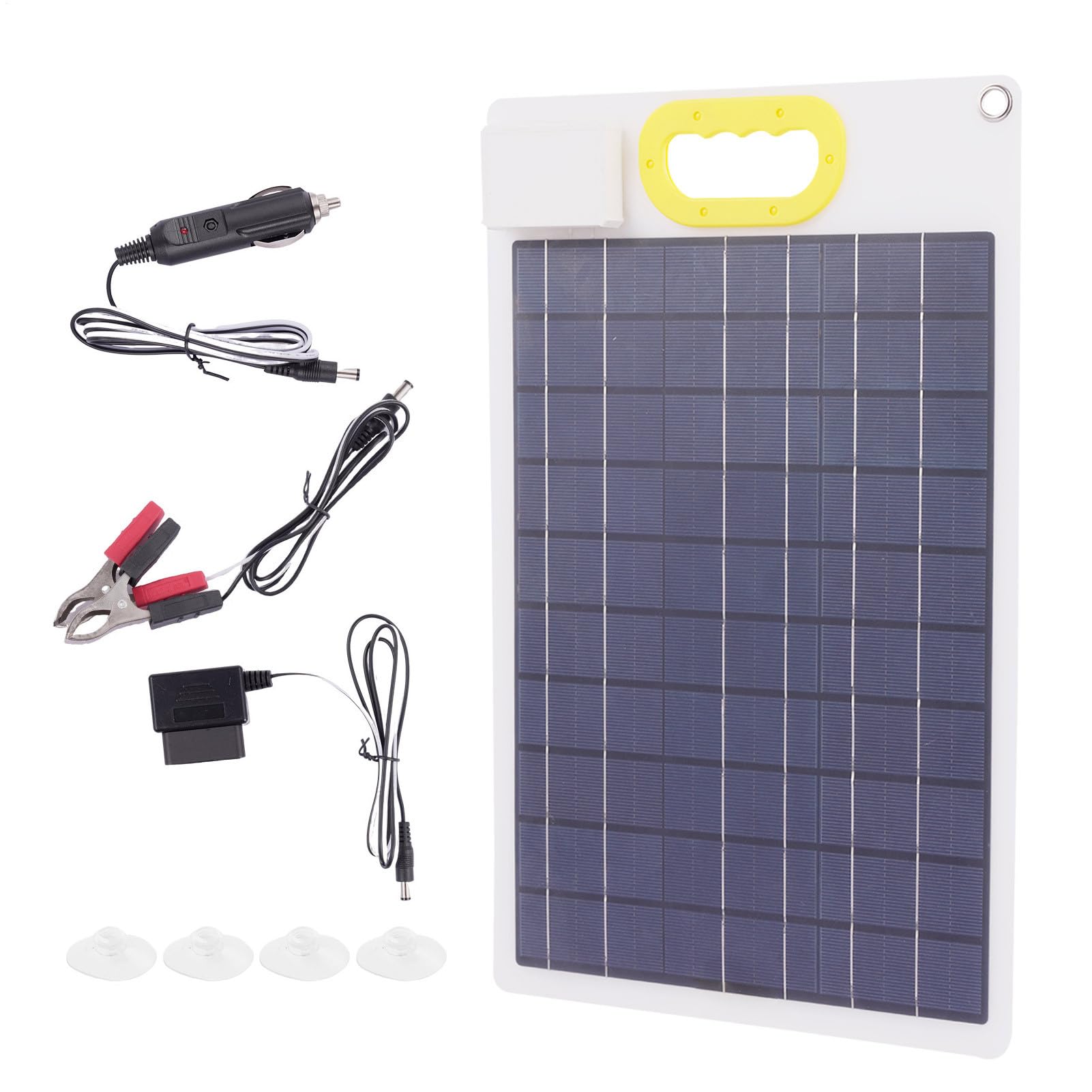 Caricatore solare per batteria auto, caricatore solare da 30 W, 12/24 V, per barche, , rimorchi auto, motoslitta | per barche, , rimorchi auto, motoslitta
