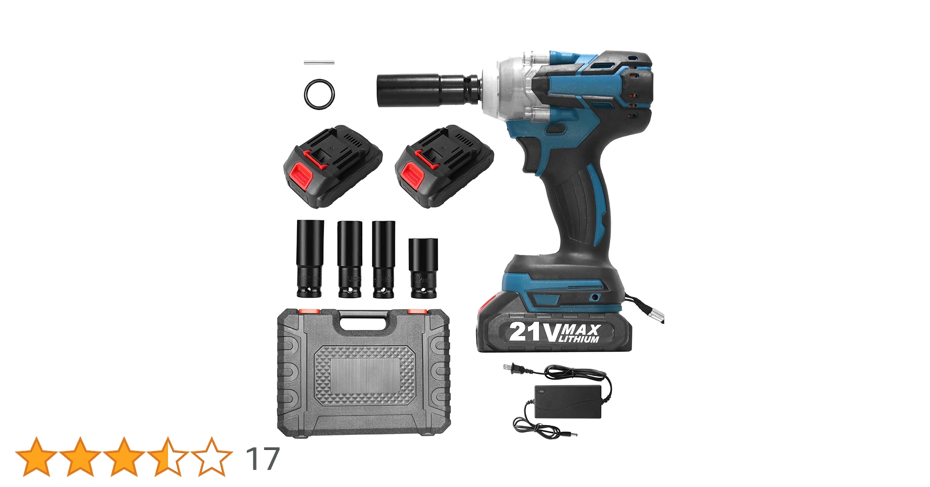 Amazon | インパクトレンチ 電動インパクトレンチ 21V 最大