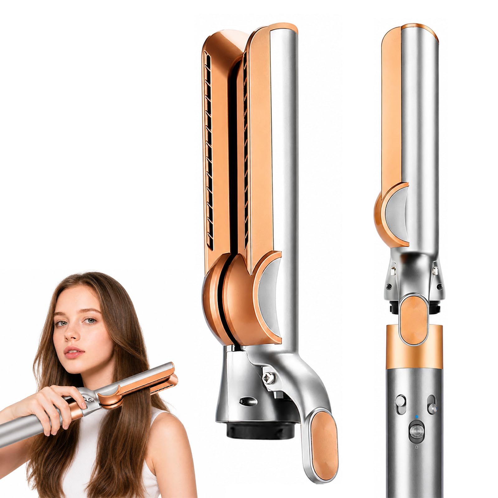 Airflow Haarglätter-Aufsatz für Dyson Airwrap Kompatibel mit HS01/HS05/HS08 Trocknen Glätten mit Kaltluft-Technologie Reduziert Hitzeschäden Ohne Heizplatten