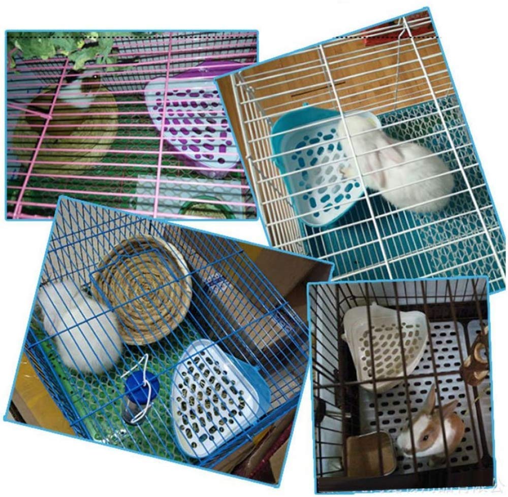 CLQ Pet Small Rat Toilette, Square Potty Trainer Ecke Wurf Bettwäsche Box Pet Pan Für Kleintier/Kaninchen/Meerschweinchen/Frettchen