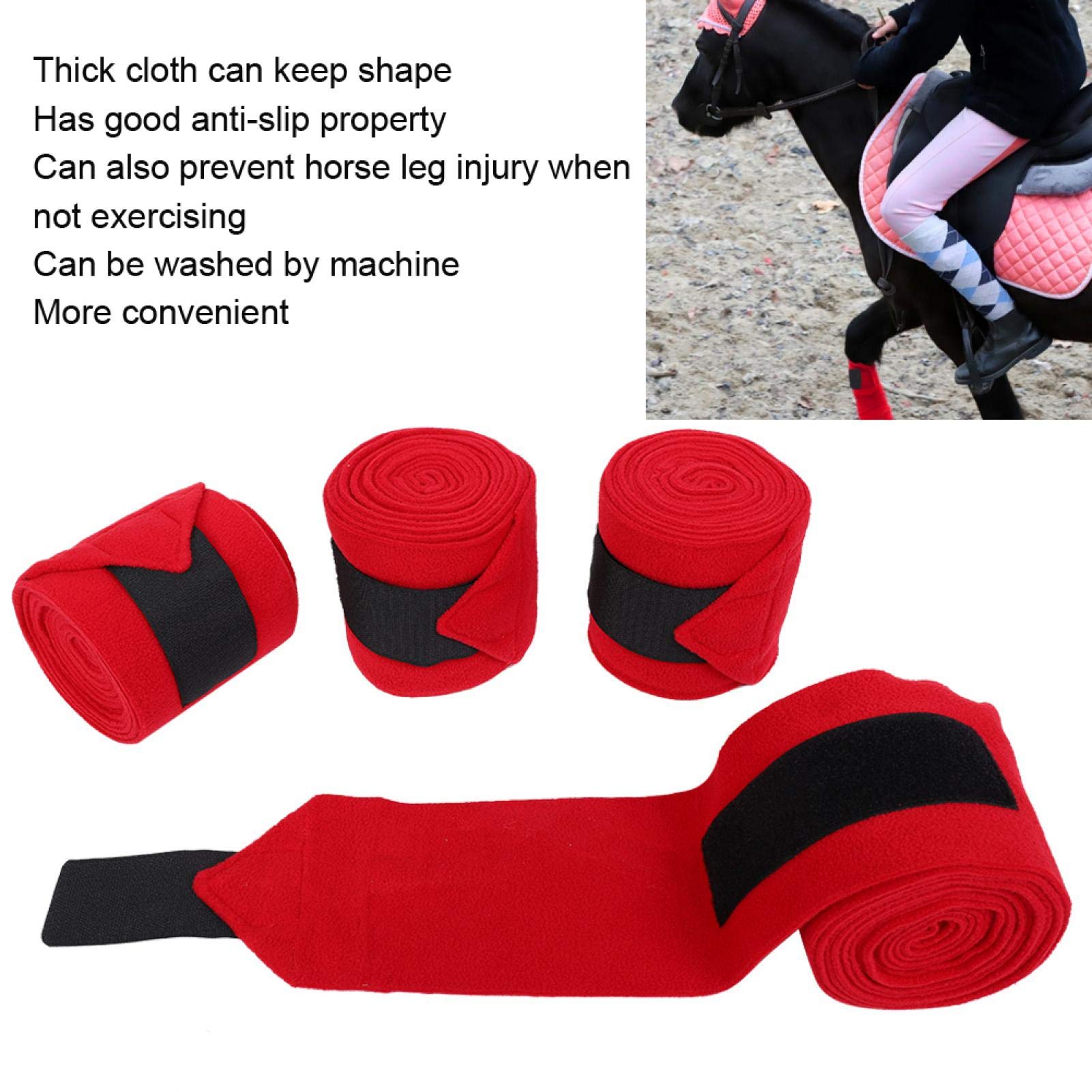 Enveloppements de jambe de cheval: accessoires durables pour