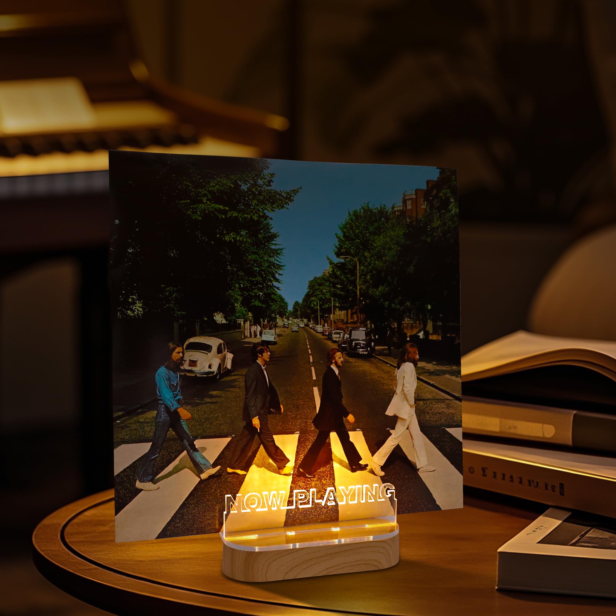 Amazon.co.jp: YuanDian ライトアップ再生ビニールレコードスタンド