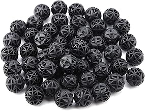 Butyeak Aquarium Bio Filter Balls, Organic Filter Balls, Aquarium Filter Bio Balls, Pack of 100 Filter Biochemical Ball, Reduces Number of Water Changes, Filter Material for EX External Filter, for Aquariums, 16 mm