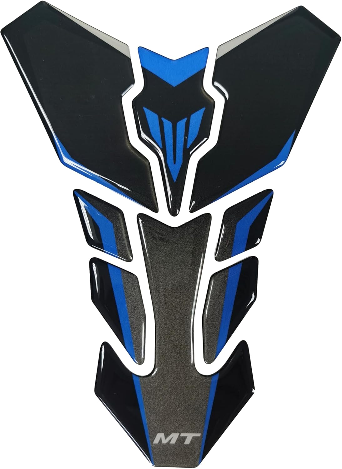 Blue Motorcycle Gas Fuel Tank Gel Decal Protector Pad Compatible with Yamaha MT03 MT07 MT09 MT10 FZ07 FZ09
