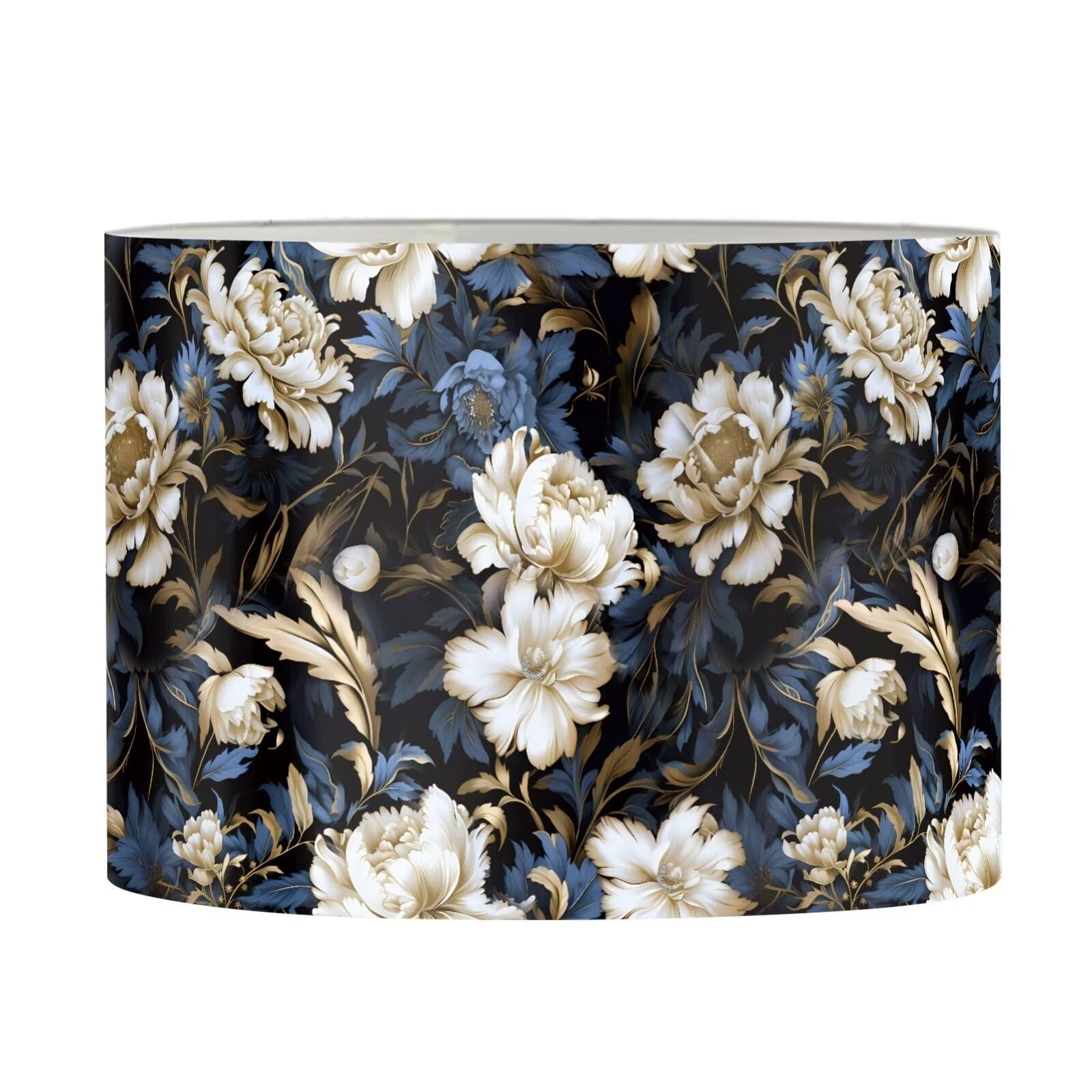 FANCOSAN Vintage Lamp Shade for Home Decorative Elegant Floral Pattern Lampshade Replacement for Bedroom Living Room Office-S — image 1