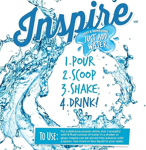 Miniatura 3 de Inspire Pomegranate Razz Punch - Polvo aislado de proteína de suero con calcio (20 porciones)