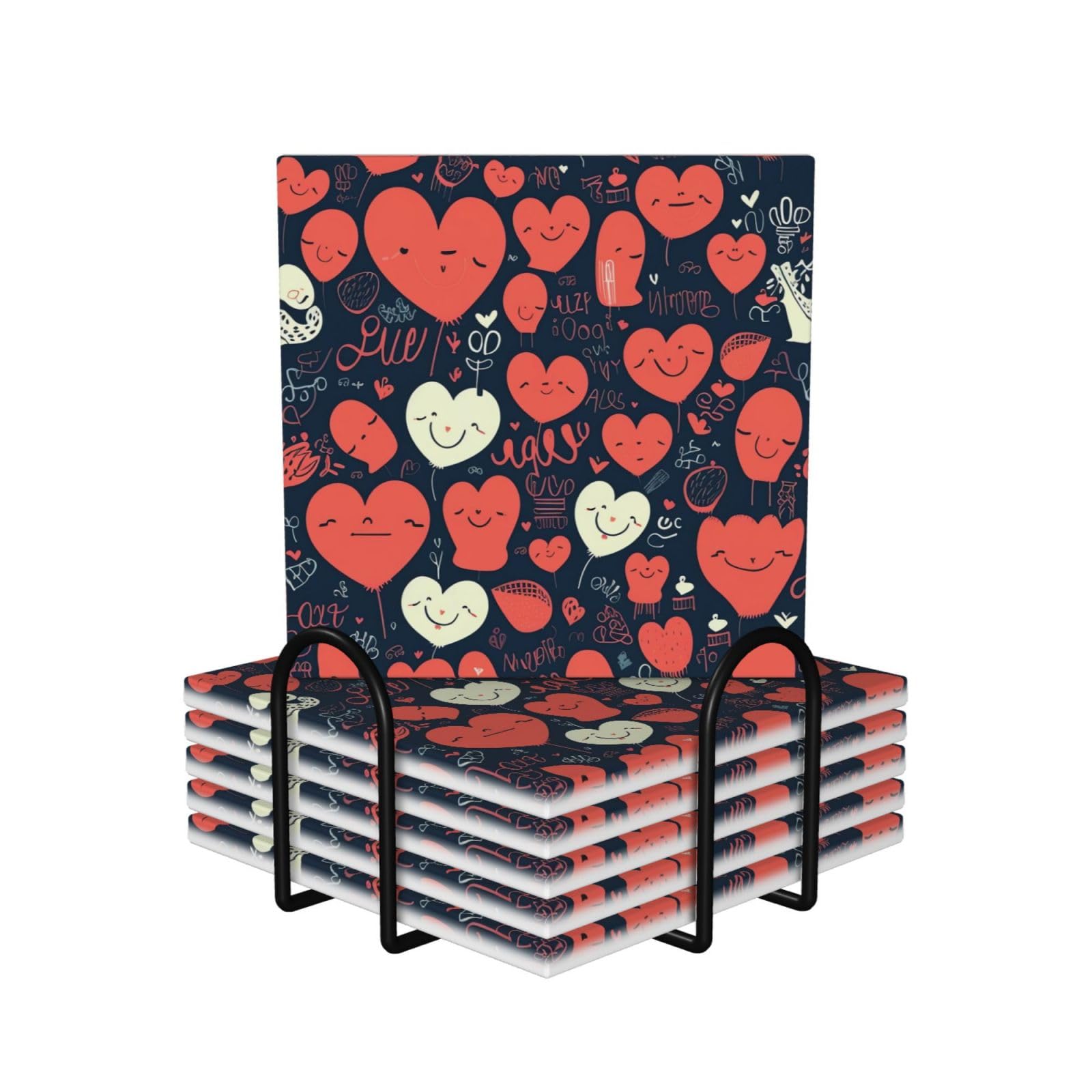 Dessous de verre absorbants céramique antidérapants liège table basse