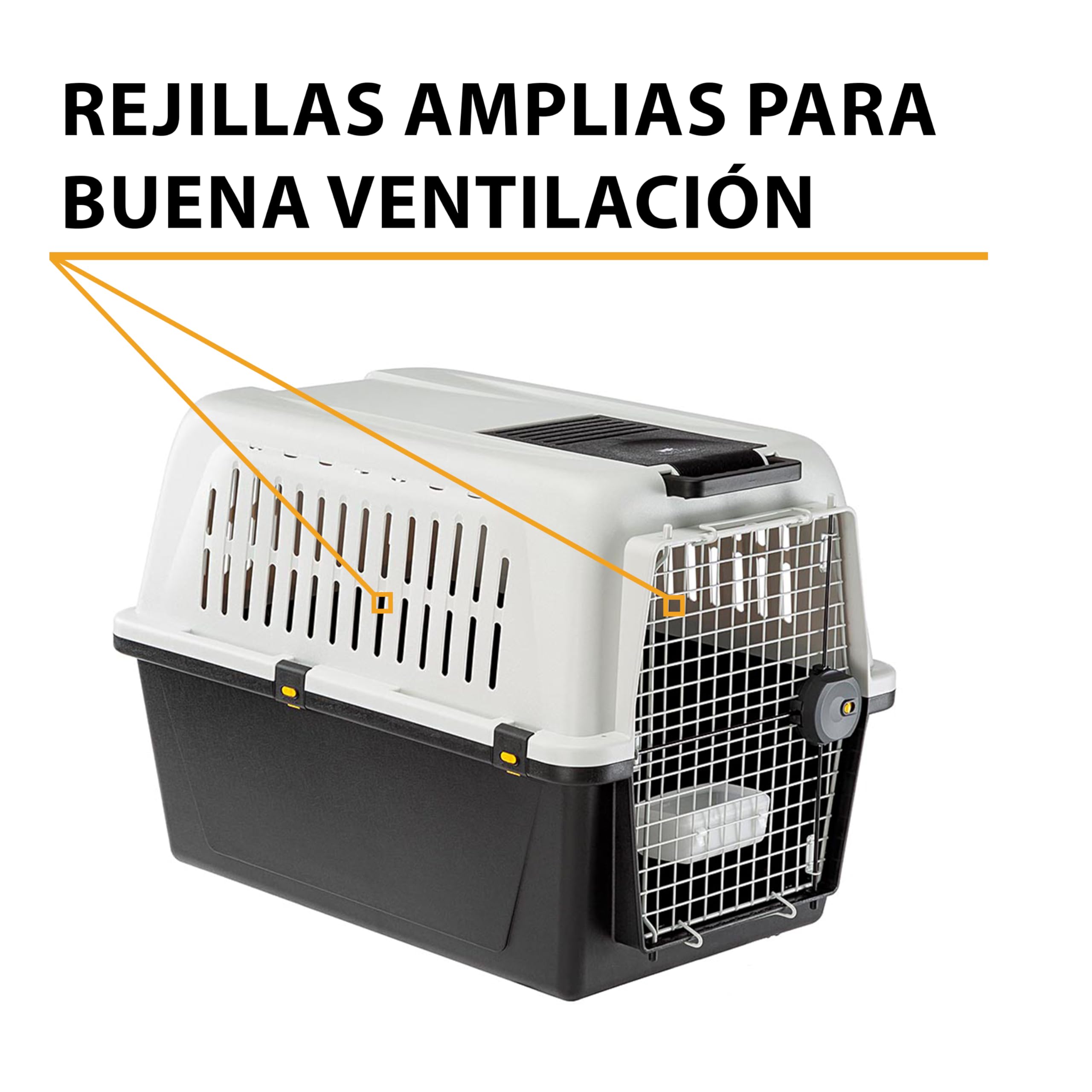Ferplast Atlas 50 Professional -Transportín para Perros De Talla Media-Grande