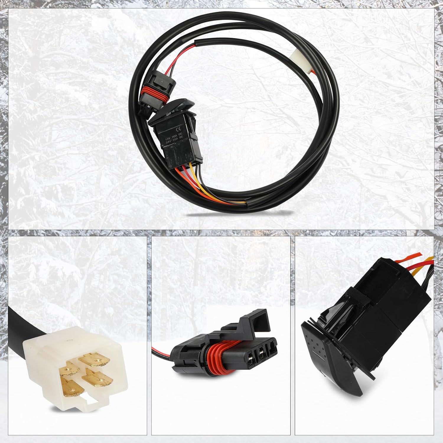 Cab Heater Kit with Defrost, Compatible with Polaris Ranger XP 1000 2018-2022 All Submodel, OE SSHK115-00