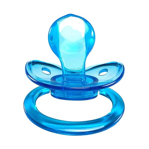 Miniatura 4 de LittleForBig BigShield - Juego de chupetes brillantes para adultos, color azul y morado