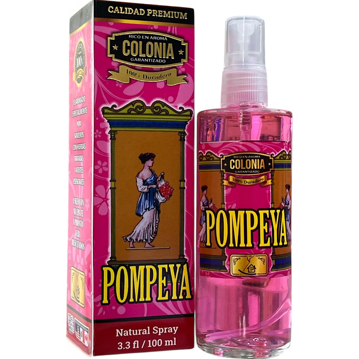 Perfume Esotérico Pompeya - Dinero Y Amor/Pompeii Esoteric Perfume - Money & Love Attraction (3.4 fl oz)