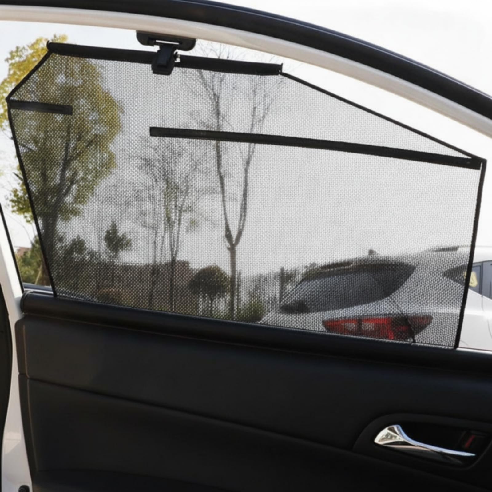 Cortina para Ventana de Auto Cortina Parasol Automotriz Cubierta de Ventana Automática Visera Lateral Retráctil, Copiloto, Lado Derecho, 1 Pieza