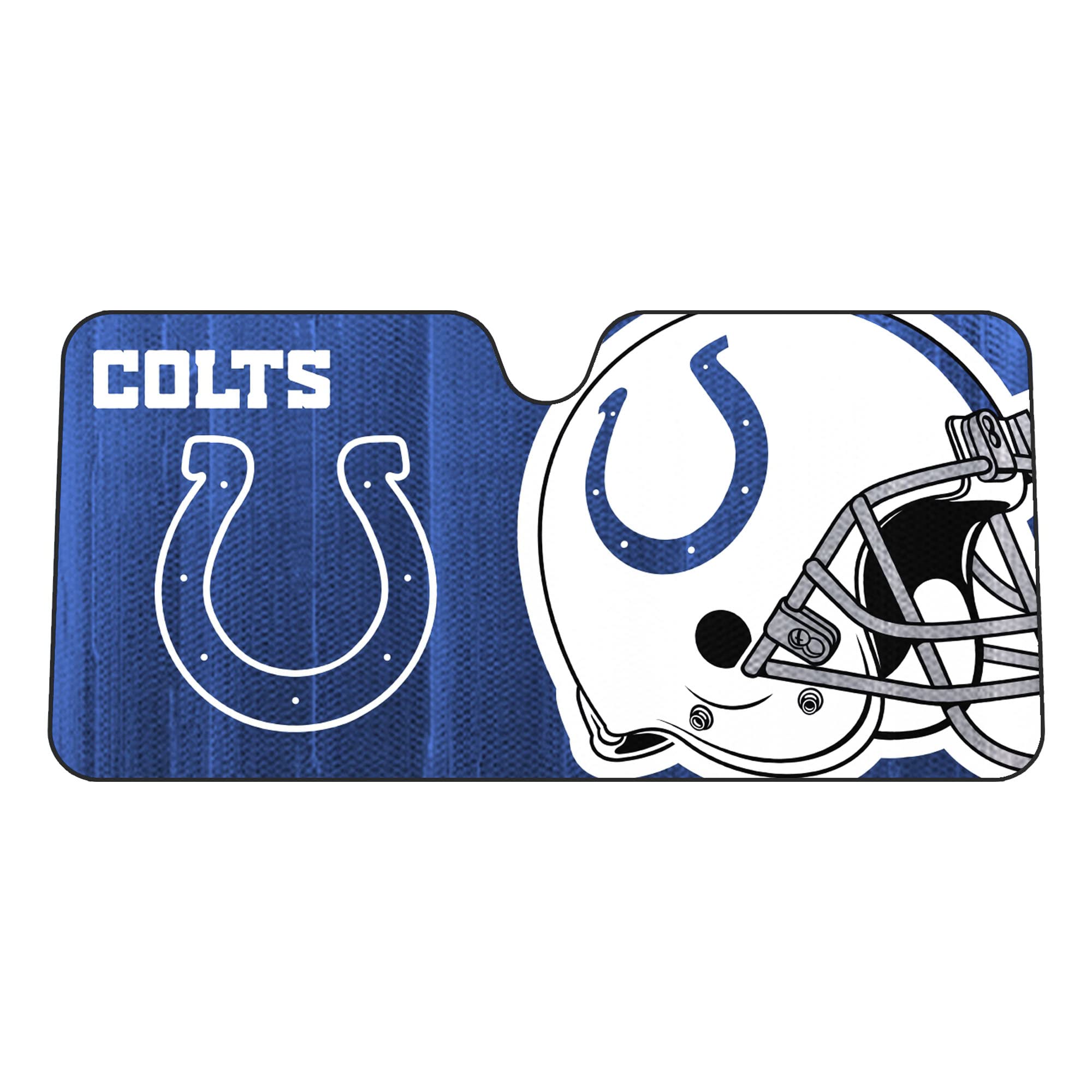 Fanmats NFL Windshield Sun Auto Shade, Sun Shield Sun Visor Accordion tri-fold for Storage 59" x 29.5", Colorful Team Design