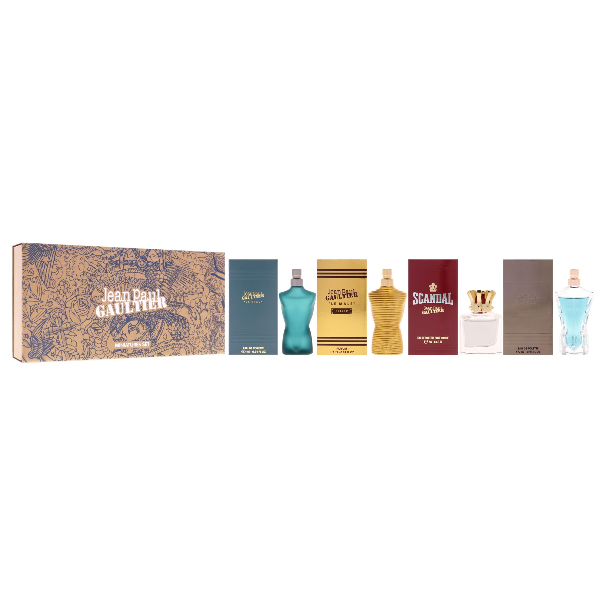 Amazon.com : Miniatures Set by Jean Paul Gaultier for Men - 4 Pc