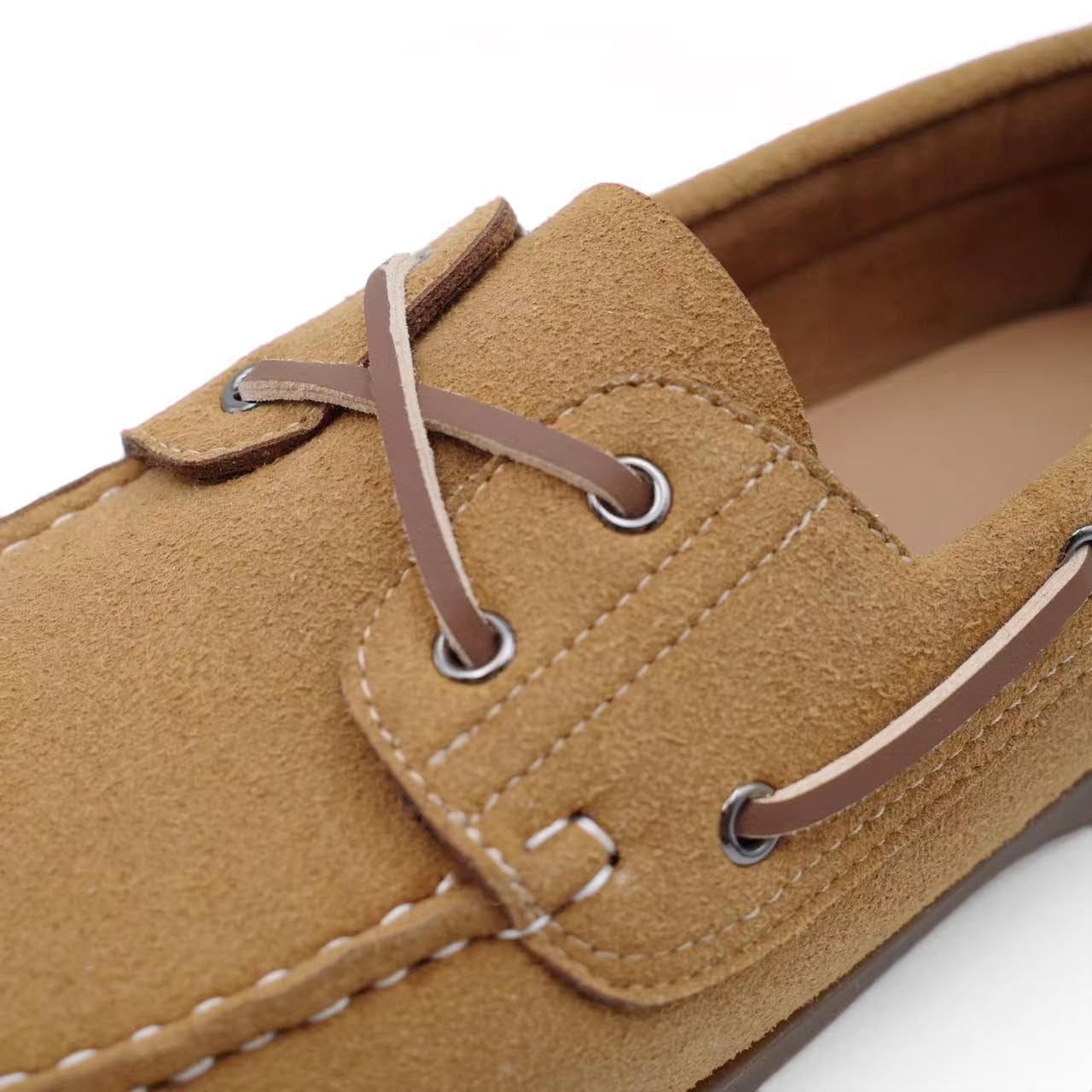Finishing & Sewing Chaussures Bateau Classiques pour Hommes