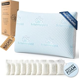 Memory Foam Nackenkissen - Kopfkissen 40x60 ergonomisch höhenverstellbar