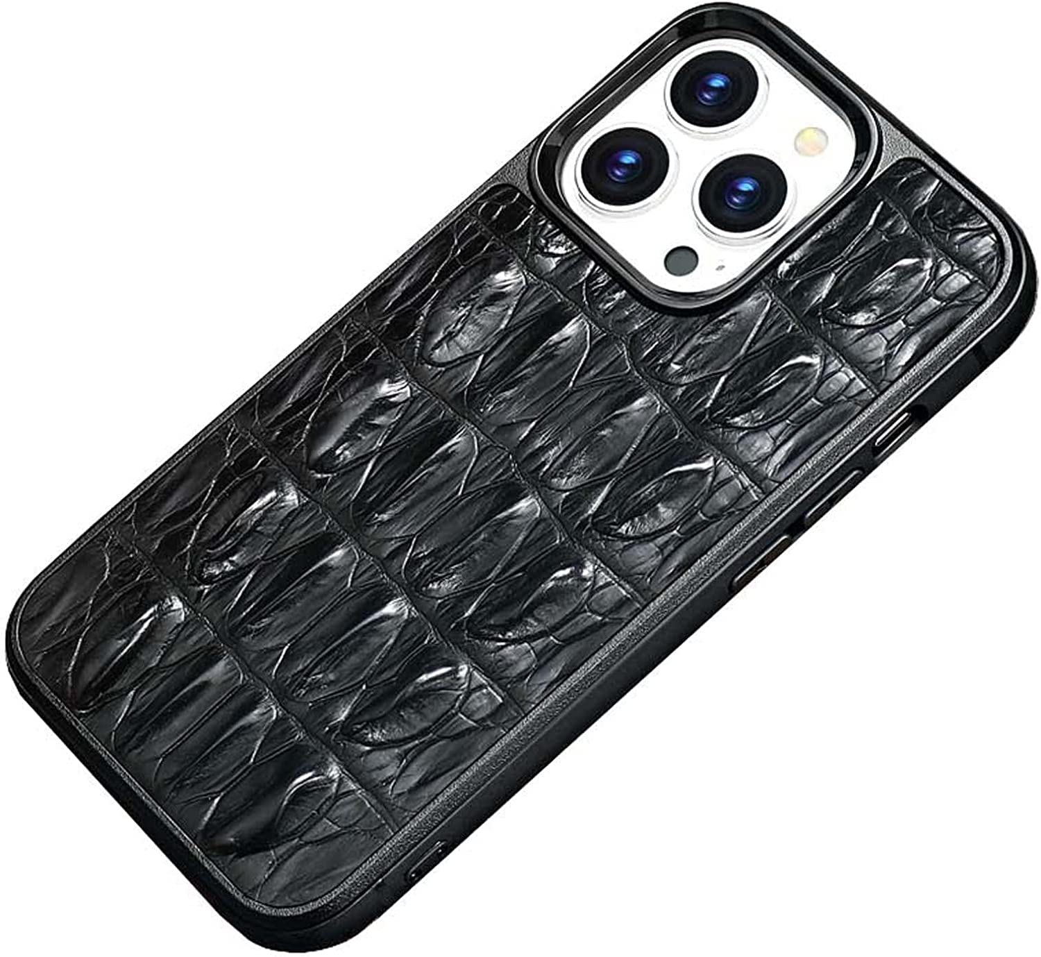 Coque iPhone 14 Pro Max antichoc en cuir crocodile pour éviter les casses - 8