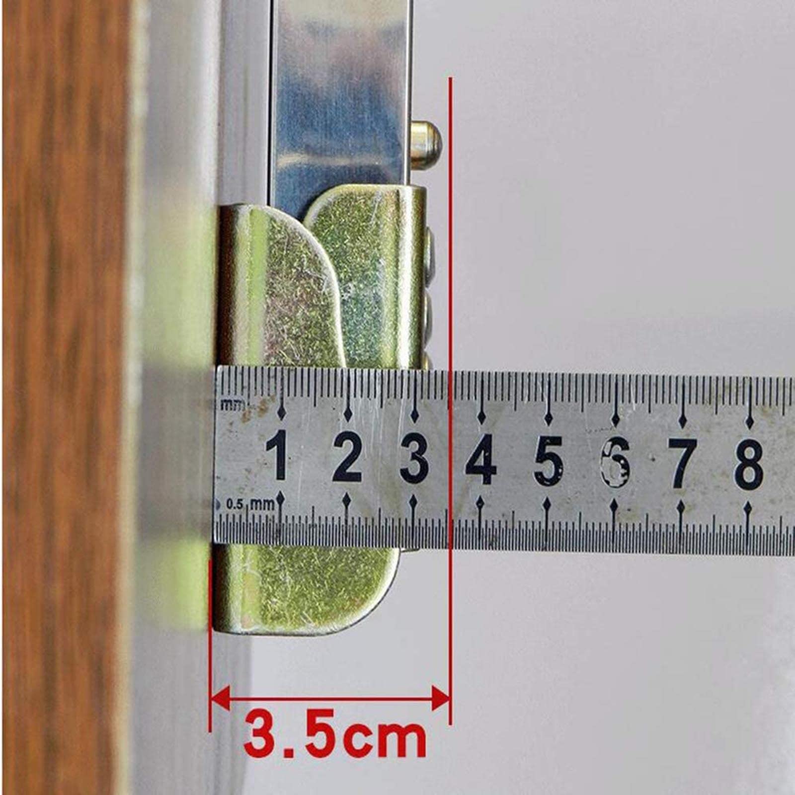Patas de Mesa Extensibles y Ajustables de Acero Inoxidable, Soportes metálicos de Altura Regulable para Muebles de Bricolaje, escritorios de Oficina y encimeras de Cocina (76 cm).