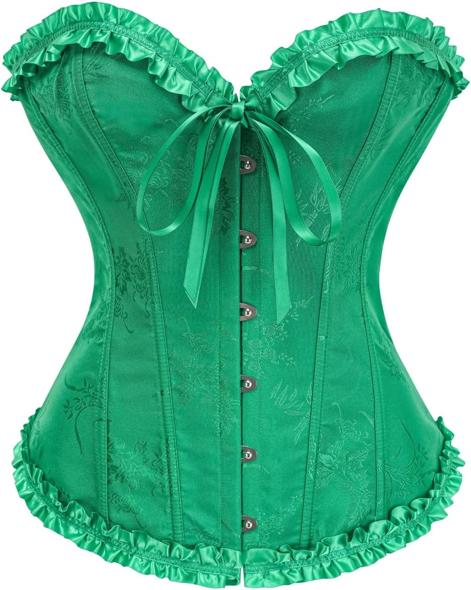 Top Bustier Con Corsetto Overbust Modellante Sexy Basco Da - Foto 5