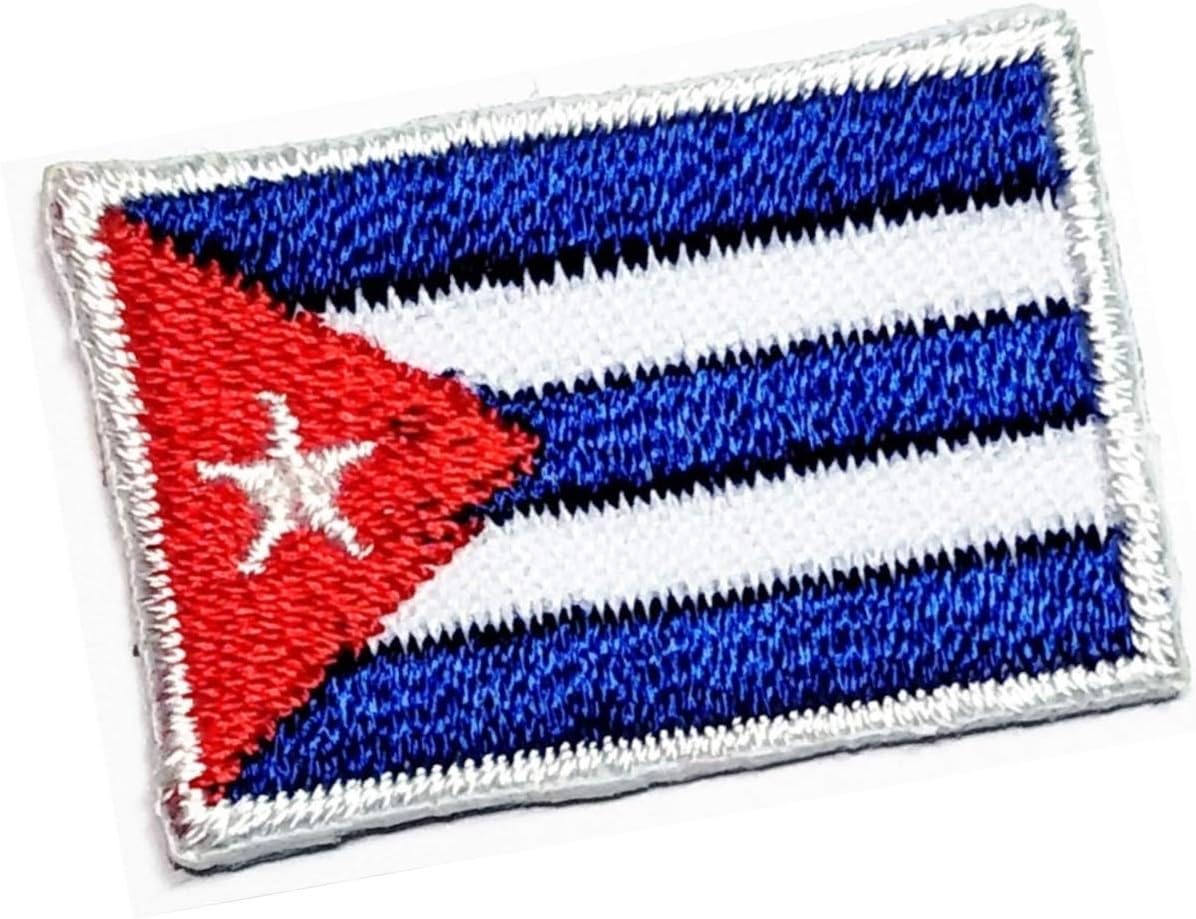 ECUSSON CHE GUEVARA DRAPEAU CUBA RECTANGULAIRE HORIZONTAL 9X5CM