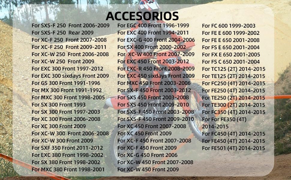 Disco freno delantero flotante 320mm Naranja KTM SX/EXC/MX