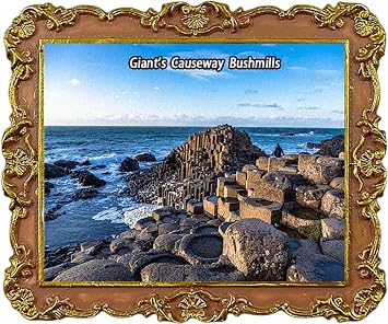 Giants Causeway Bushmills UK Travel Souvenir Fridge Magnet City Attractions Refrigerator Magnet