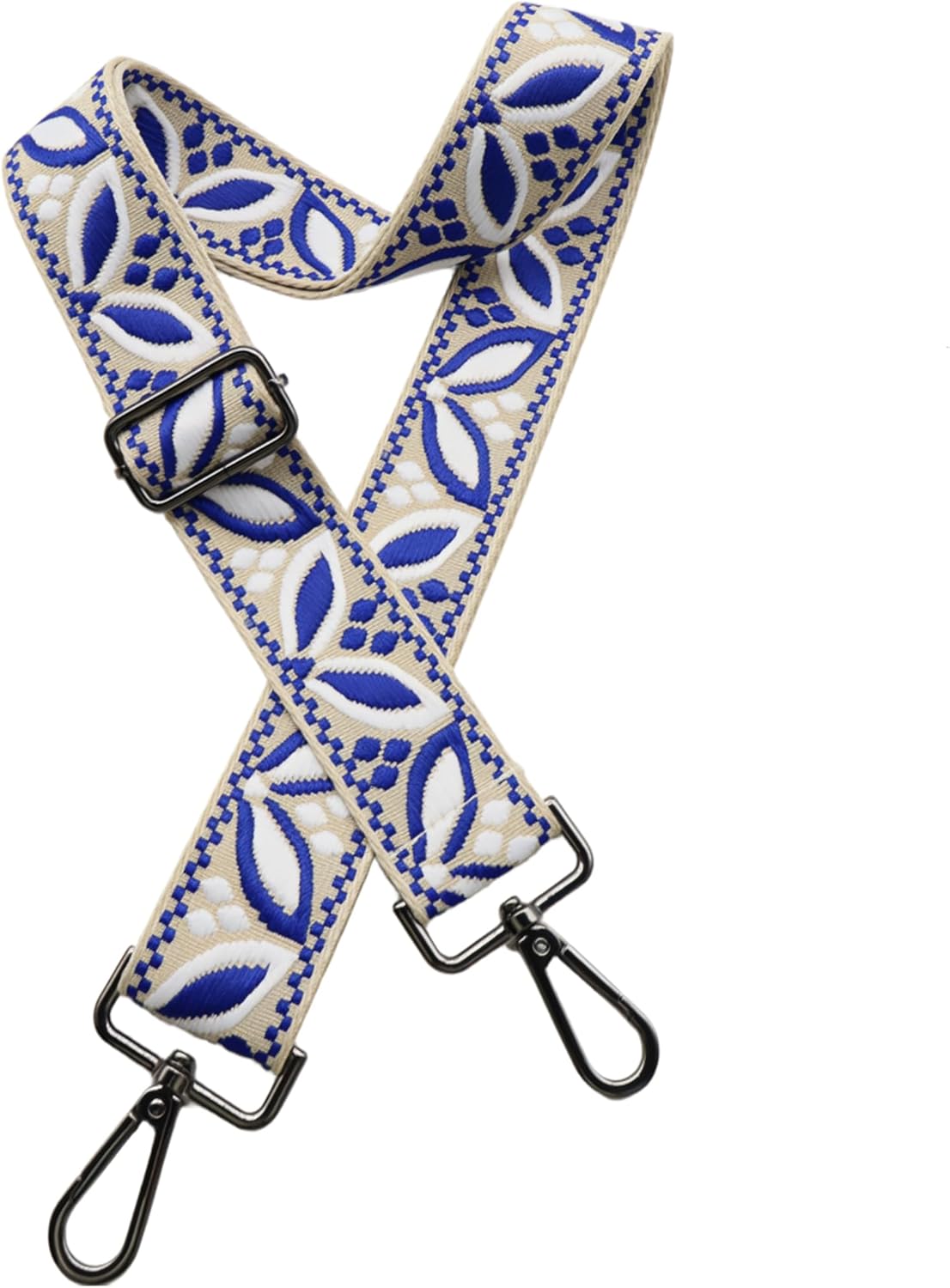 Amazon.com | 1.5" Wide Purse Strap Adjustable Replacement Gunmetal ...