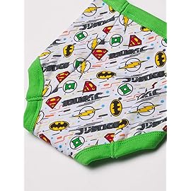 DC Comics Toddler Potty Training Pants with Superman, Batman & Wonder Woman With Success Chart & Stickers