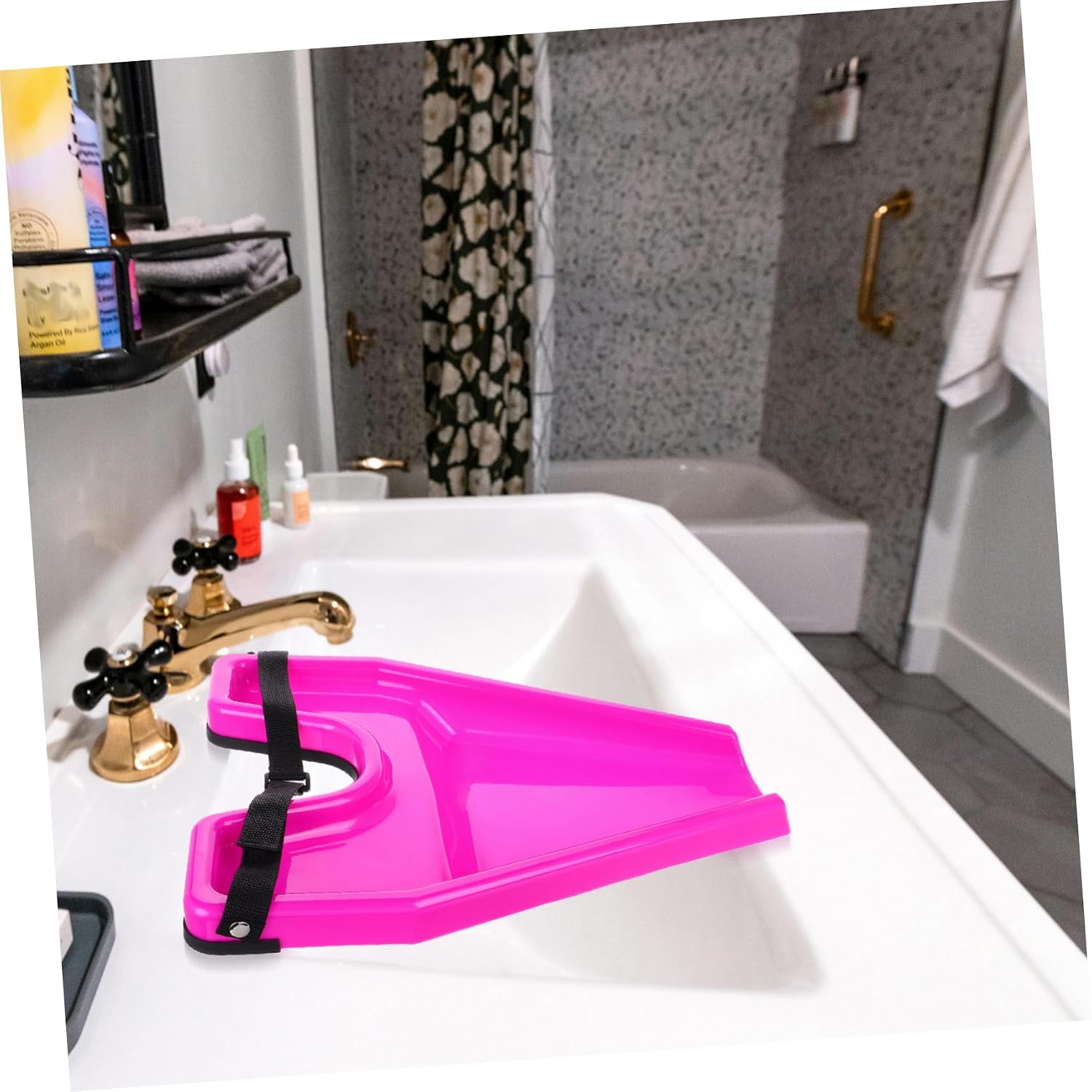 Portable Shampoo Tray for Quick Hair Washing Board, Plastic