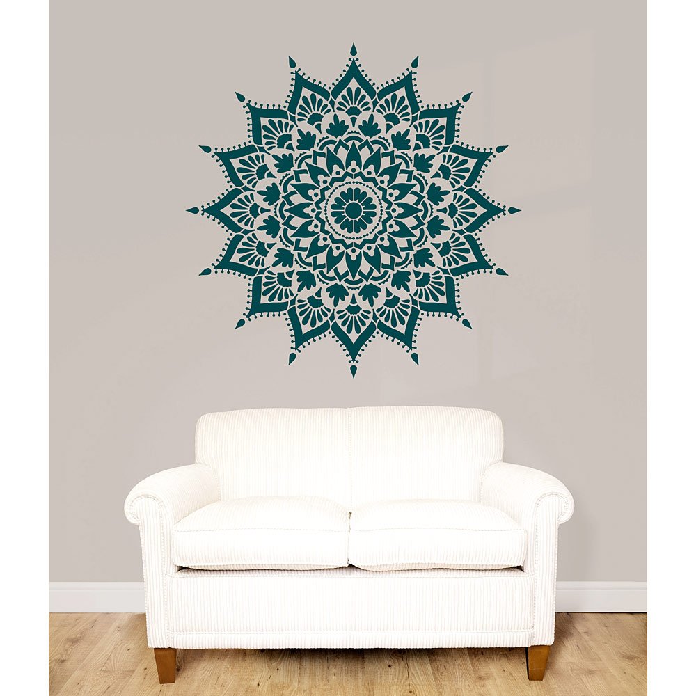 Radiance Mandala Stencil for Walls Wall Stencil Mandala Reusable