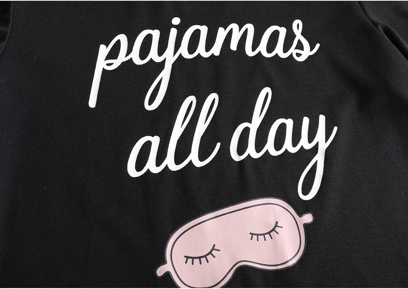 VENTELAN Pajama Set For Women Cute PJS Summer Short Sleeve Shorts Sleepwear - Image 6