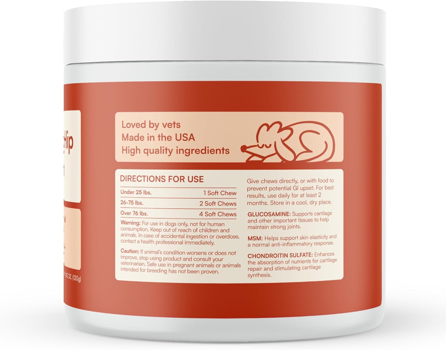 Reggie Hip & Joint Supplements for Dogs | Glucosamine, MSM & Chondroitin for Mobility, Cartilage & Pain Relief | Natural Dog Joint Support Chews | Vet-Approved & Made in USA | 60 Soft Chews