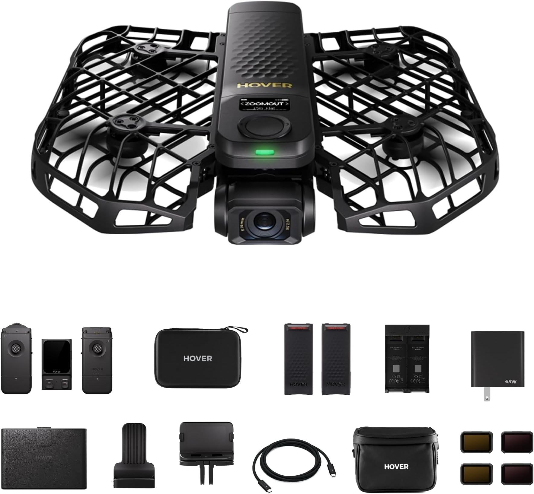 HOVERAir X1 PROMAX Skiing Combo, 8K Action Flying Camera, Foldable Drone | 42 KM/H Follow Speed, 10+ Fully Automatic Flight Modes, Fly Anywhere with OmniTerrain, SmoothCapture 2.0