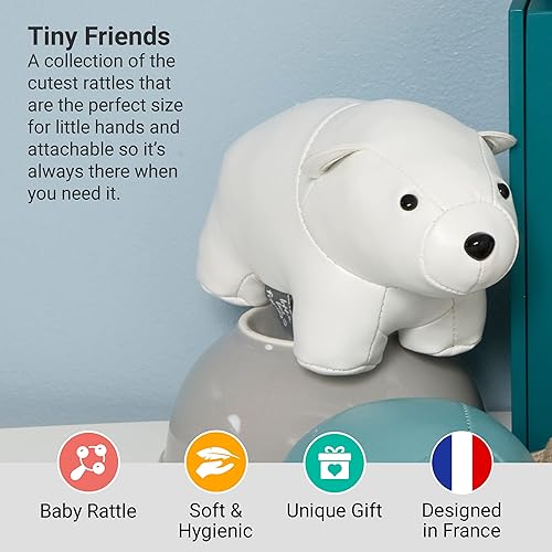 Miniatura 8 de Little Big Friends Tiny Friends  Juguete de sonajero  Animal de peluche especial  Fácil de limpiar  Vincent el elefante